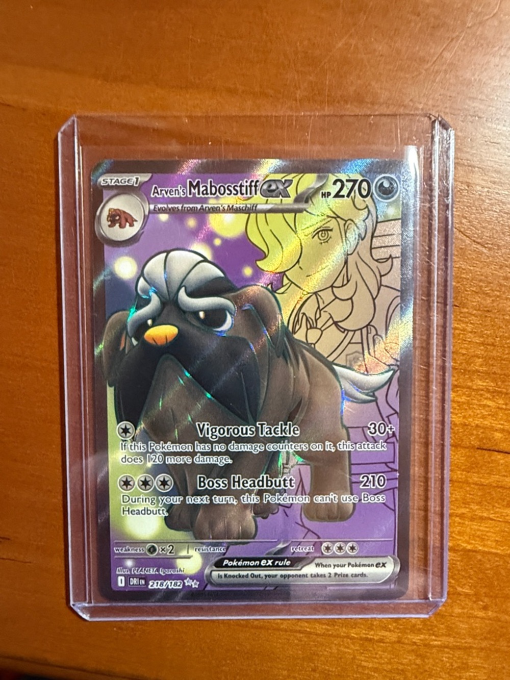 Pokemon Blue Border Holo Card with Red & White Pokeball